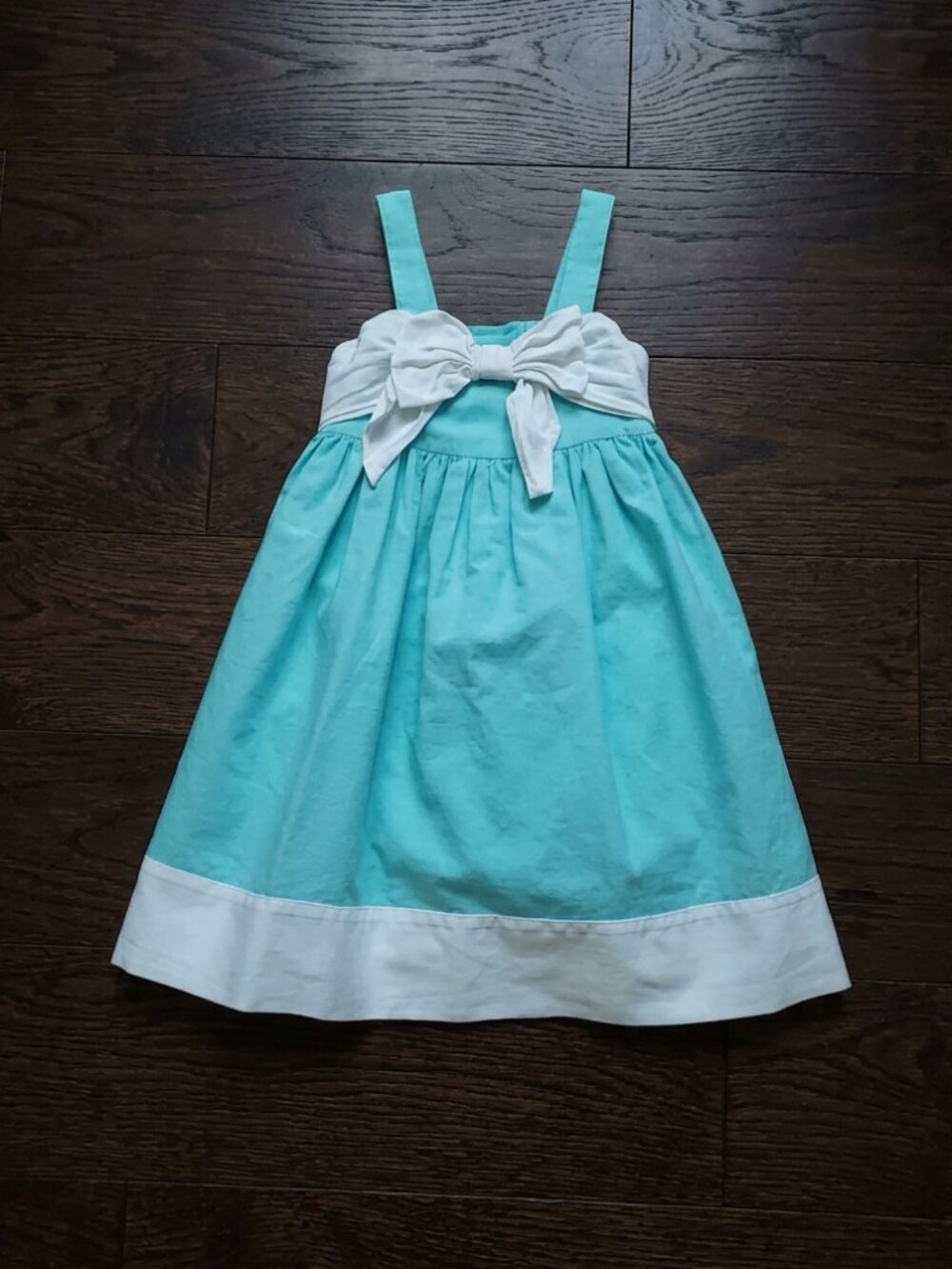 Janie and Jack Mediterranean Chic Linen Sundress Size 4
